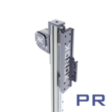 PR Series - Linear Axes - Linear actuators with toothed belt, movable bar with single linear guide, suitable for multi-axis solutions